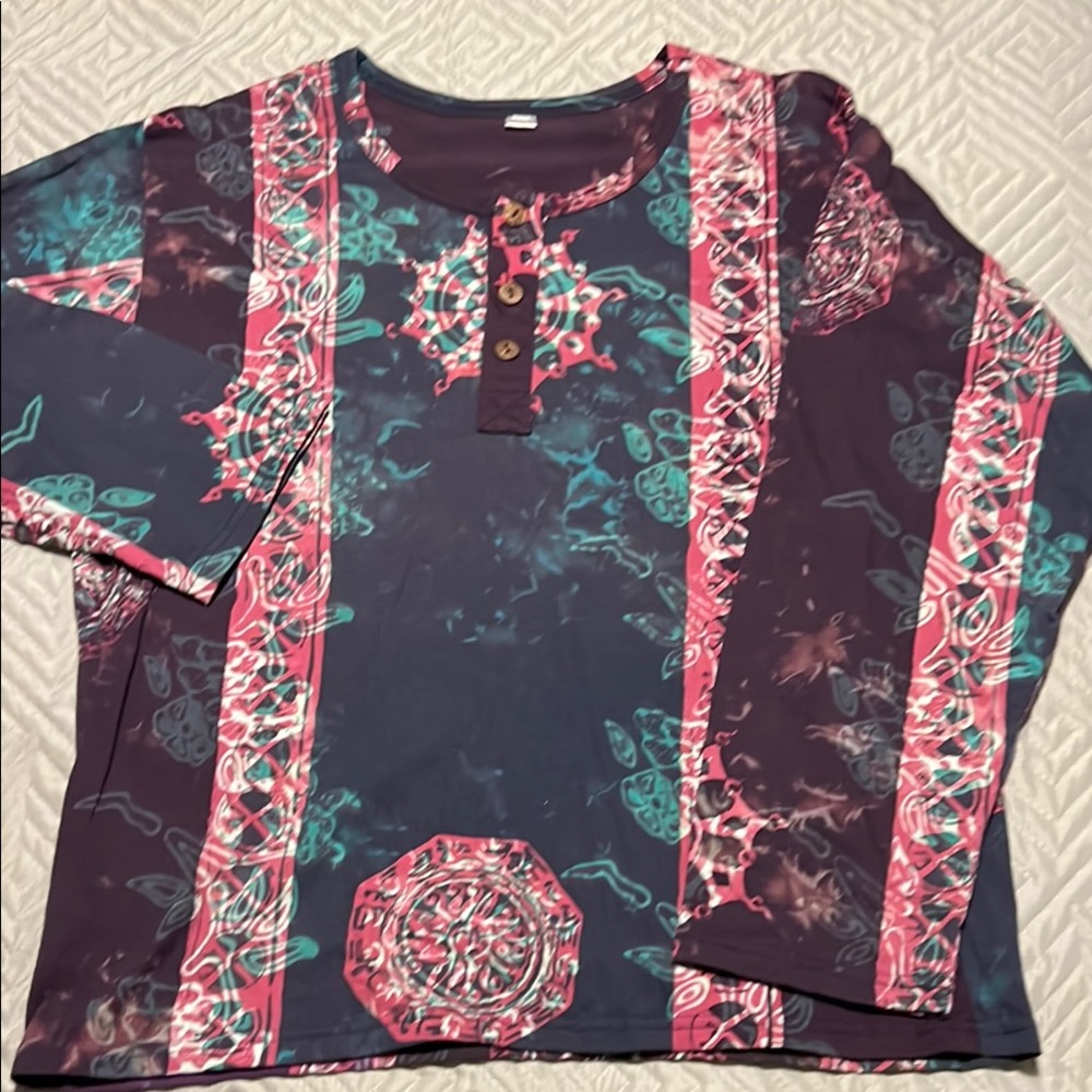 Colorful Long Sleeve Shirt